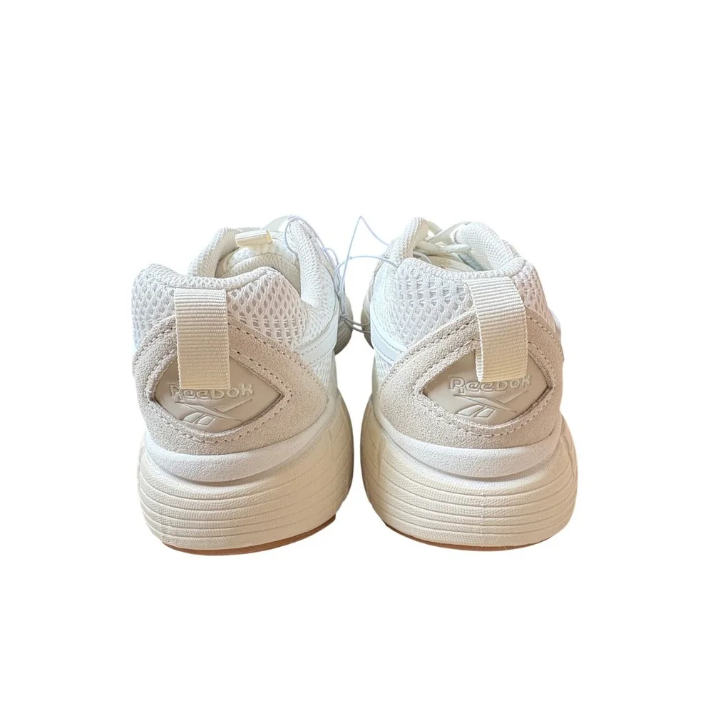 Reebok Chaos Running Shoes Natural Tan Suede Mesh Sneakers Womens 10 NWT